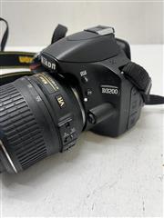 Nikon D3200 Camera with 18-55mm And Carrying Case (Black)